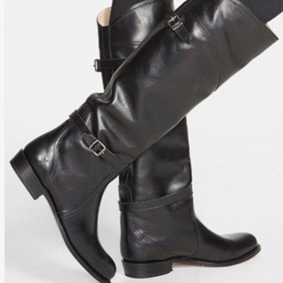 Frye Shoes - Frye Dorado Riding Equestrian Boots Black Size 8